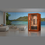 Dynamic Cardoba Full Spectrum Near Zero EMF (Under 2MG) FAR Infrared Sauna (2 Person) Dynamic Saunas