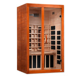 Dynamic Santiago Full Spectrum Near Zero EMF (Under 2MG) FAR Infrared Sauna (2 Person) Dynamic Saunas