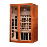 Dynamic Santiago Full Spectrum Near Zero EMF (Under 2MG) FAR Infrared Sauna (2 Person) Dynamic Saunas