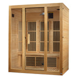 Maxxus Bellevue Low EMF (Under 8MG) FAR Infrared Sauna (3 Person) Maxxus Saunas