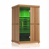 The Radiant 2 Person Indoor Full Spectrum Infrared Sauna with Medical Grade Red Light Therapy