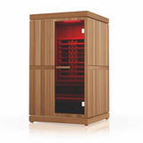 The Energize 2 Person Indoor Hybrid Sauna with Medical-Grade Red Light Therapy