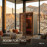 Peak Fuji 2-Person Full Spectrum Infrared Sauna