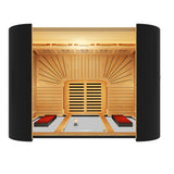 El Capitan 4-Person Outdoor Full Spectrum Infrared Sauna with Full-Body Medical-Grade Red Light Therapy and Smart WiFi App Control