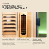 Peak Rainier 1-Person Full Spectrum Infrared Sauna