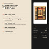 Peak Denali 3-Person Full Spectrum Infrared Sauna