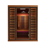 Peak Saunas Matterhorn 3-Person Full Spectrum Infrared Sauna with Two XL Medical-Grade Red Light Therapy Panels & Smart WiFi App Control