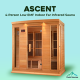 The Ascent 4 Person Low EMF Indoor FAR Infrared Sauna