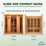 The Ascent 4 Person Low EMF Indoor FAR Infrared Sauna