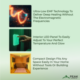The Avila Elite 1-2 Person Ultra Low EMF Indoor FAR Infrared Sauna