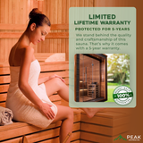 The Bergen 6 Person Luxury Outdoor Traditional Sauna
