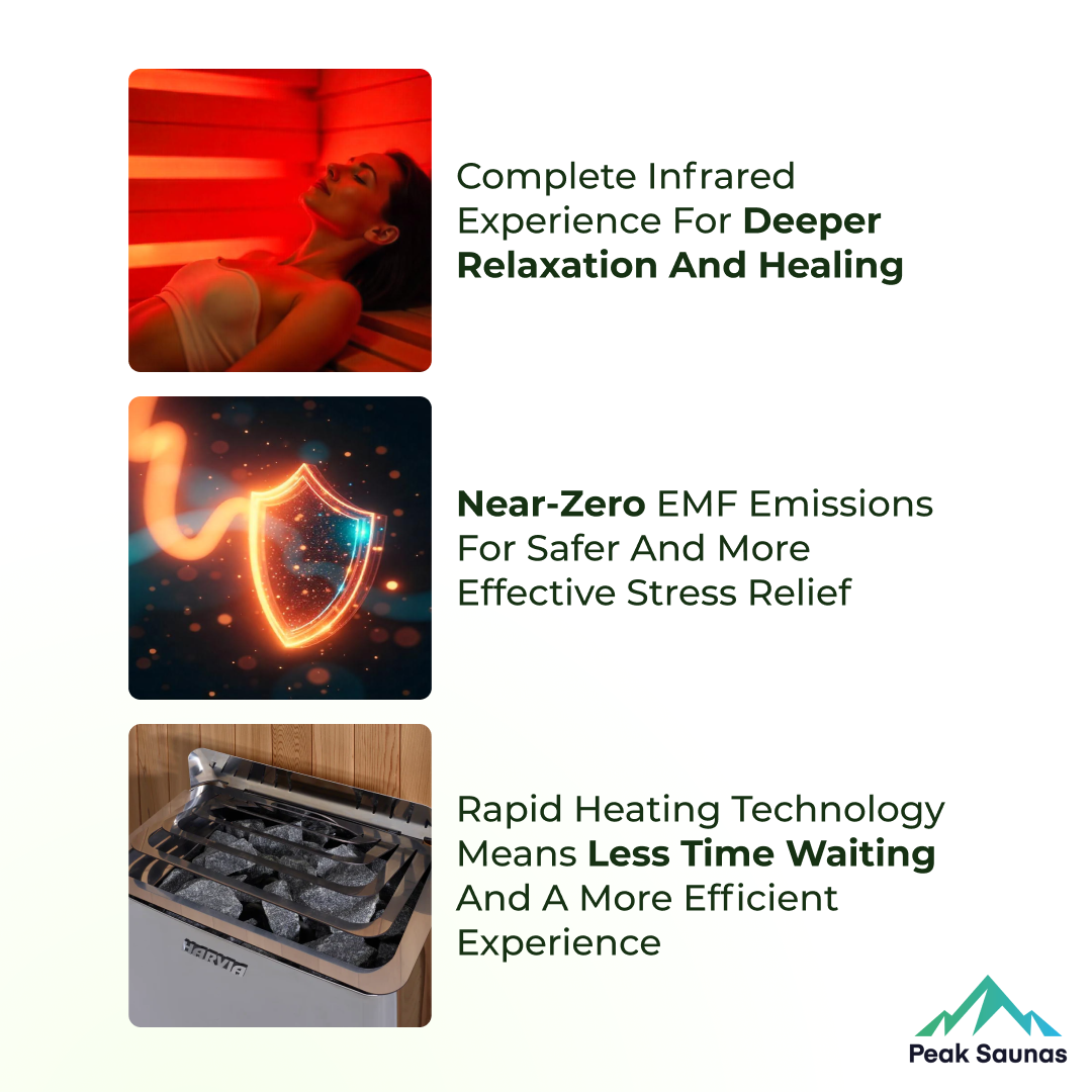 The Cardoba 2 Person Near Zero EMF Indoor Full Spectrum Infrared Sauna