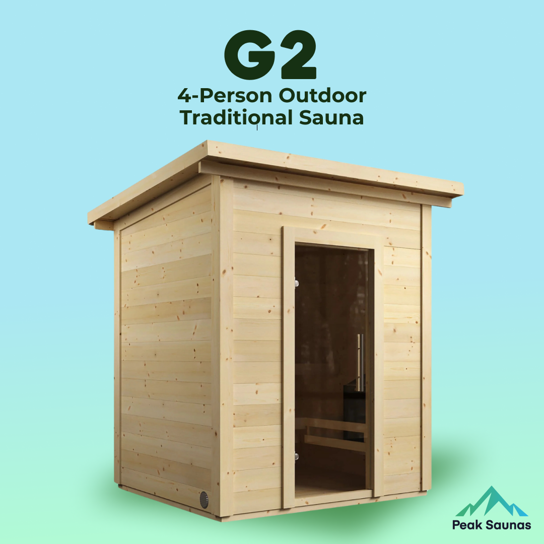 The G2 4 Person Outdoor Traditional Sauna