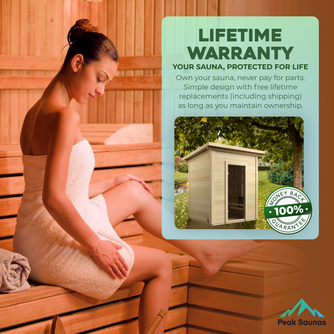 The G2 4 Person Outdoor Traditional Sauna