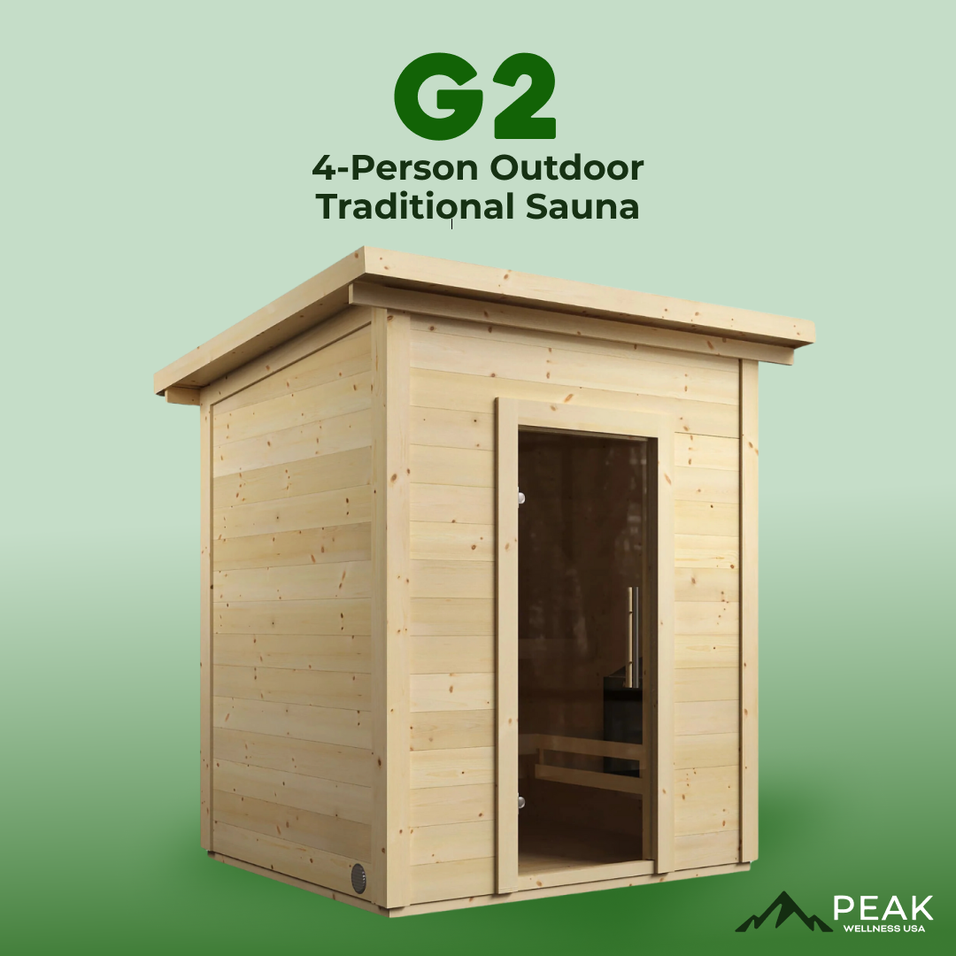 The G2 4 Person Outdoor Traditional Sauna