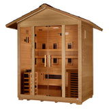 The Gargellen 5 Person Luxury Outdoor Hybrid Sauna