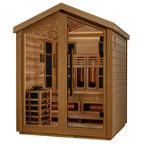 The Loviisa 3 Person Luxury Outdoor Hybrid Sauna