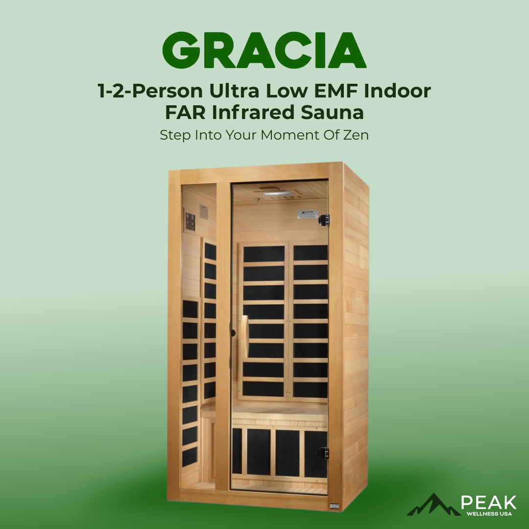 The Gracia 1-2 Person Low EMF Indoor FAR Infrared Sauna