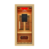 (NEW) Mini 1-Person Full Spectrum Infrared Sauna with Full-Body Medical-Grade Red Light Therapy & Smart WiFi App Control