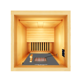 (NEW) Mini 1-Person Full Spectrum Infrared Sauna with Full-Body Medical-Grade Red Light Therapy & Smart WiFi App Control