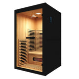 Crown 2-Person Full Spectrum Infrared Sauna with Smart WiFi App Control