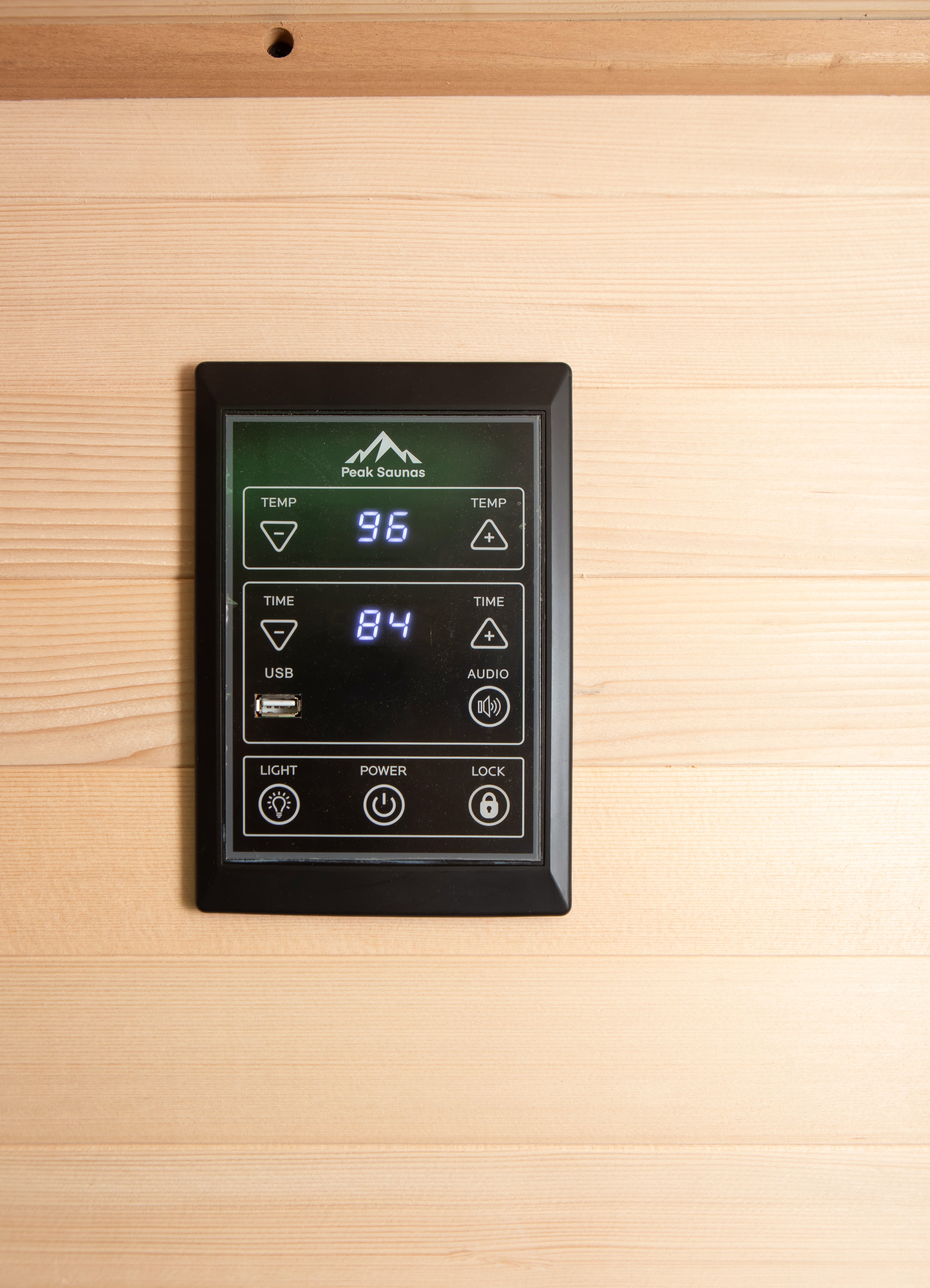 Peak Saunas Patagonia 2-Person Outdoor Full Spectrum Infrared Sauna with Built-In XL Medical-Grade Red Light Therapy and Smart WiFi App Control