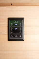 Peak Saunas Patagonia 2-Person Outdoor Full Spectrum Infrared Sauna with Built-In XL Medical-Grade Red Light Therapy and Smart WiFi App Control