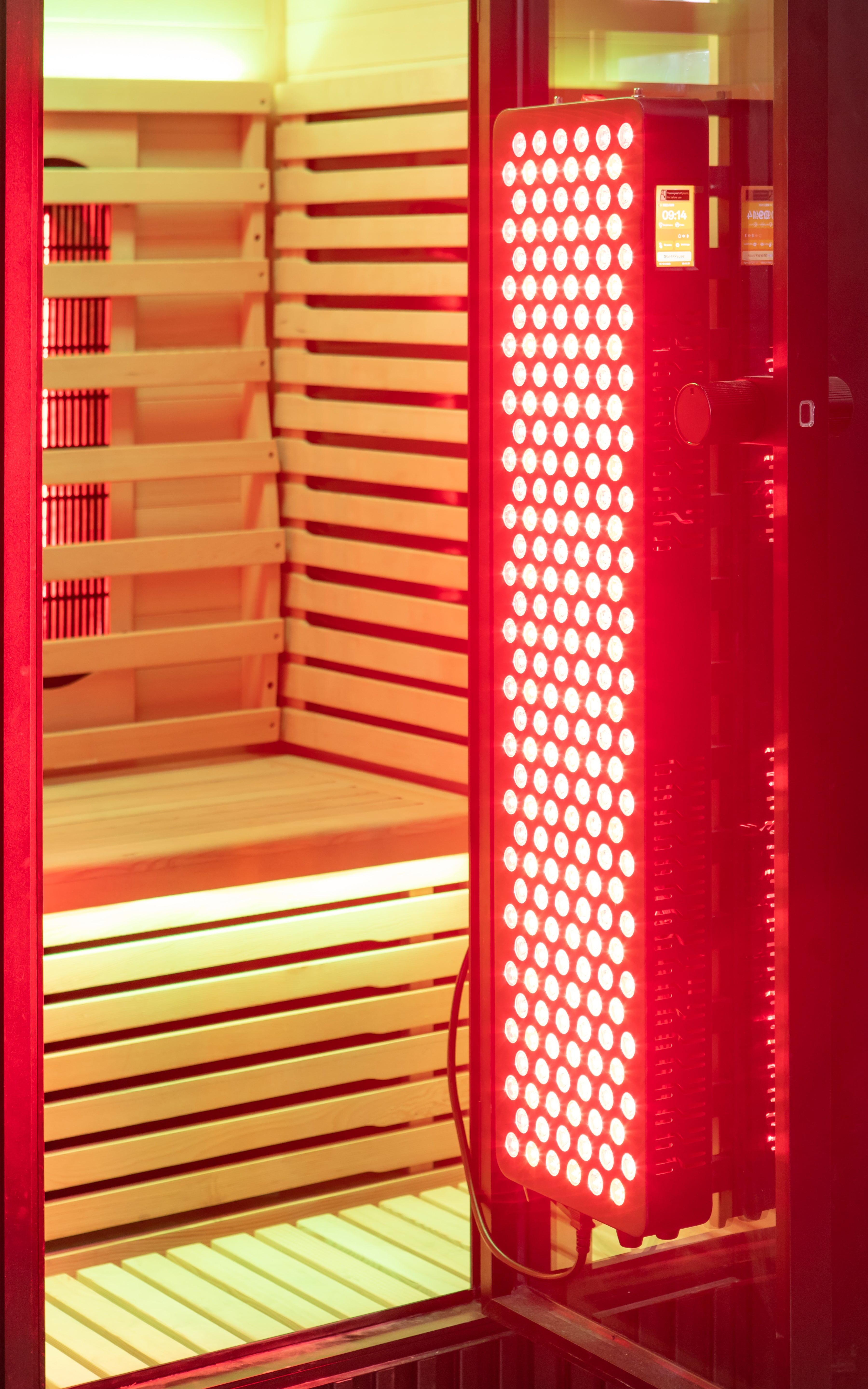 Peak Saunas Patagonia 2-Person Outdoor Full Spectrum Infrared Sauna with Built-In XL Medical-Grade Red Light Therapy and Smart WiFi App Control