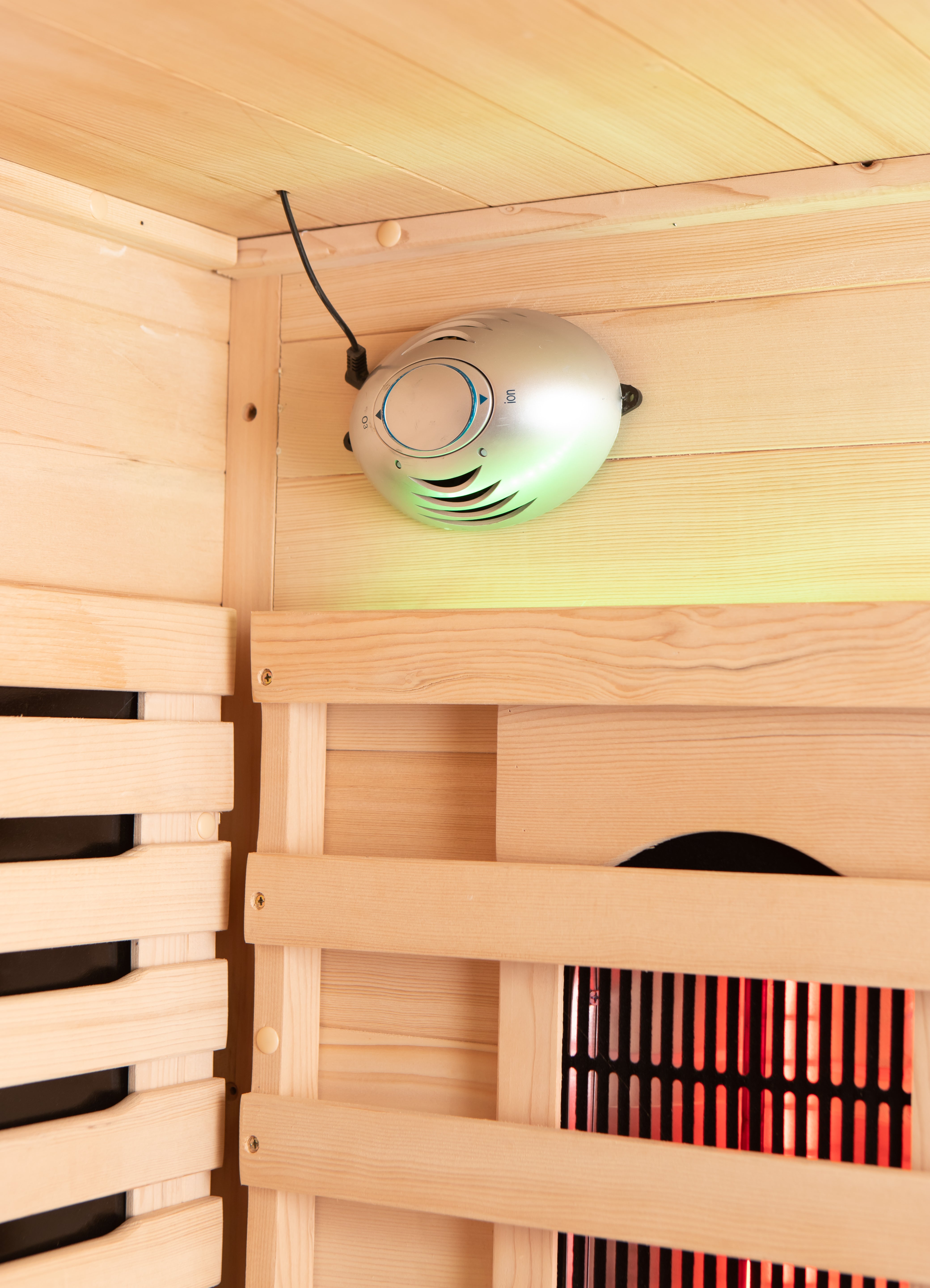 Peak Saunas Kilimanjaro 5-Person Outdoor Full Spectrum Infrared Sauna with Built-In XL Medical-Grade Red Light Therapy and Smart WiFi App Control