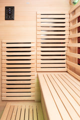 Peak Saunas Kilimanjaro 5-Person Outdoor Full Spectrum Infrared Sauna with Built-In XL Medical-Grade Red Light Therapy and Smart WiFi App Control