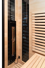 Peak Saunas Kilimanjaro 5-Person Outdoor Full Spectrum Infrared Sauna with Built-In XL Medical-Grade Red Light Therapy and Smart WiFi App Control