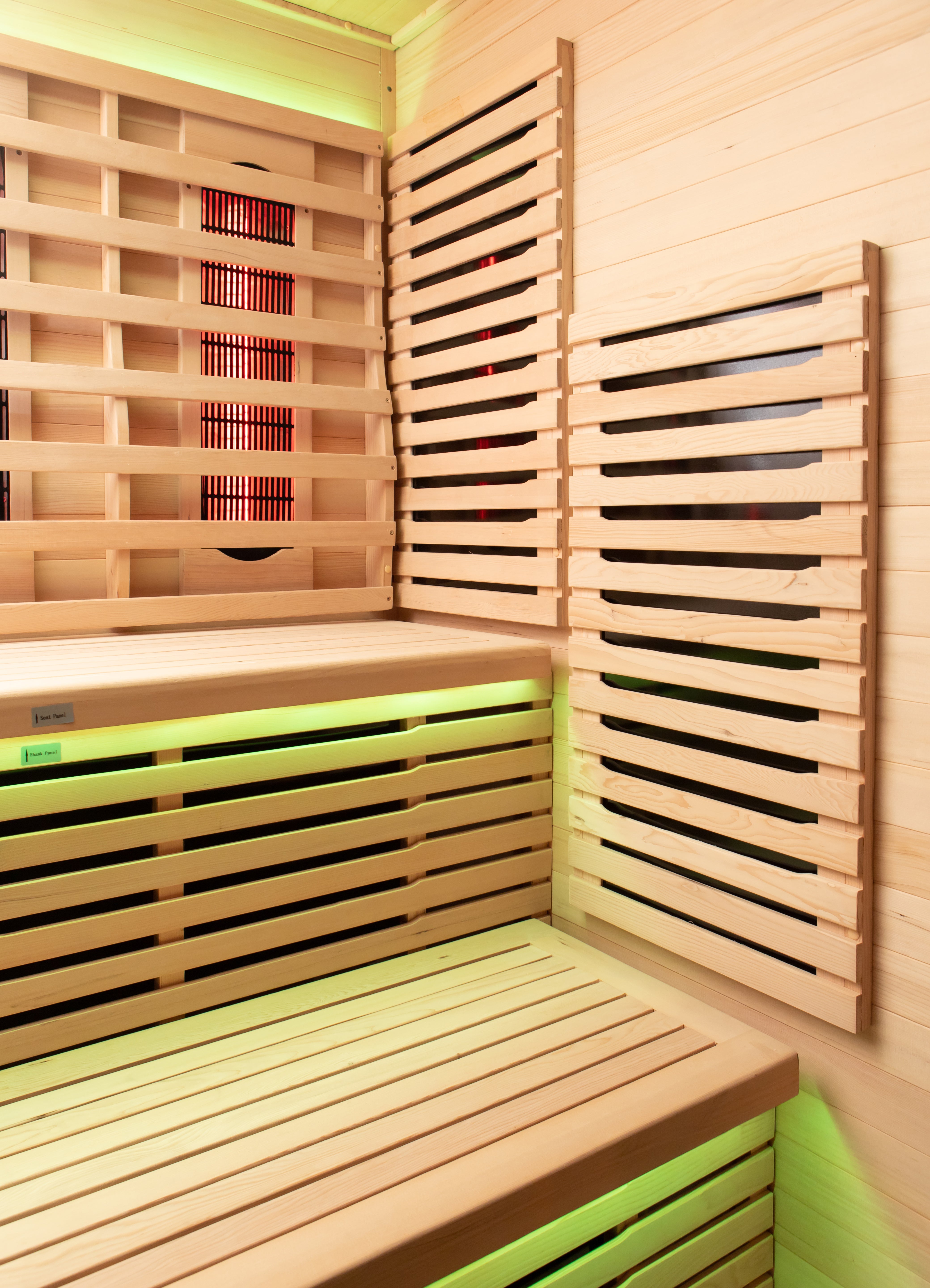 Peak Saunas Kilimanjaro 5-Person Outdoor Full Spectrum Infrared Sauna with Built-In XL Medical-Grade Red Light Therapy and Smart WiFi App Control