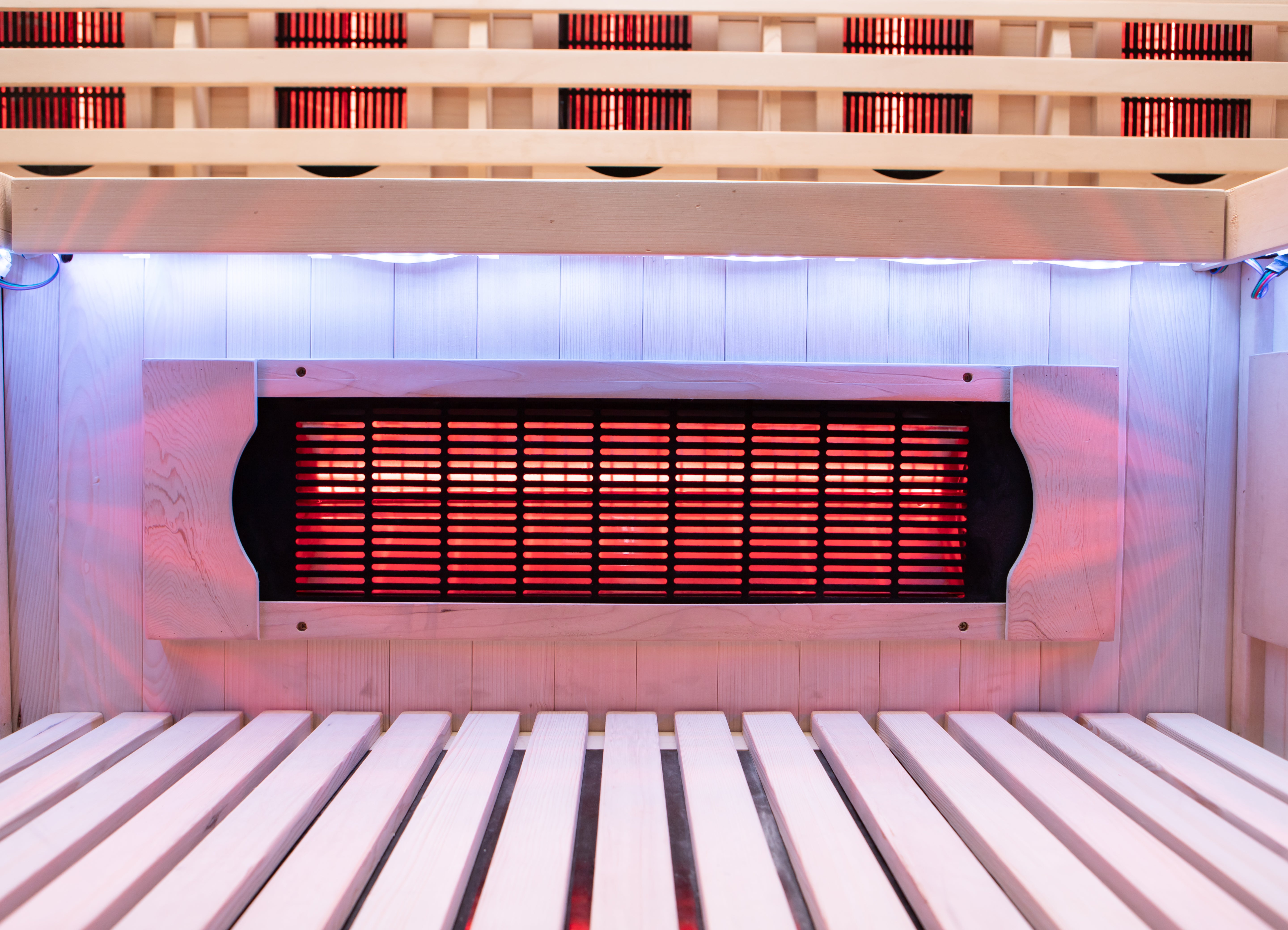 Peak Saunas El Capitan 4-Person Outdoor Full Spectrum Infrared Sauna with Built-In XL Medical-Grade Red Light Therapy and Smart WiFi App Control