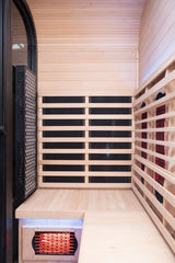 Peak Saunas El Capitan 4-Person Outdoor Full Spectrum Infrared Sauna with Built-In XL Medical-Grade Red Light Therapy and Smart WiFi App Control