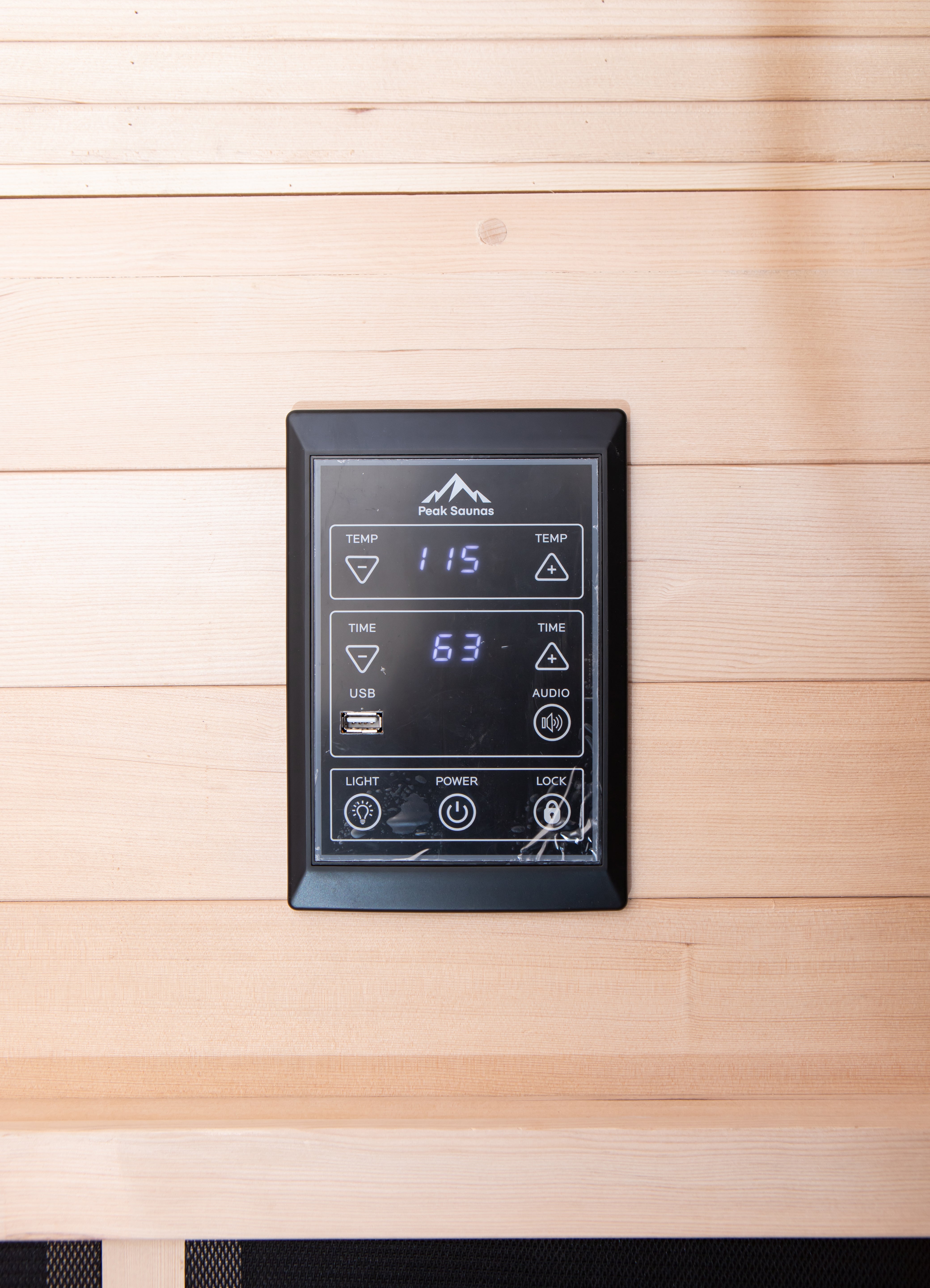 Peak Saunas El Capitan 4-Person Outdoor Full Spectrum Infrared Sauna with Built-In XL Medical-Grade Red Light Therapy and Smart WiFi App Control