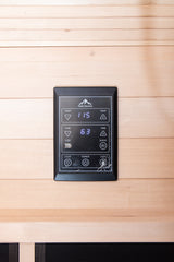 Peak Saunas El Capitan 4-Person Outdoor Full Spectrum Infrared Sauna with Built-In XL Medical-Grade Red Light Therapy and Smart WiFi App Control