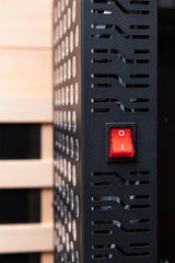 Peak Saunas El Capitan 4-Person Outdoor Full Spectrum Infrared Sauna with Built-In XL Medical-Grade Red Light Therapy and Smart WiFi App Control