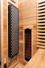 Matterhorn 3-Person Full Spectrum Infrared Sauna with Full-Body Medical-Grade Red Light Therapy & Smart WiFi App Control