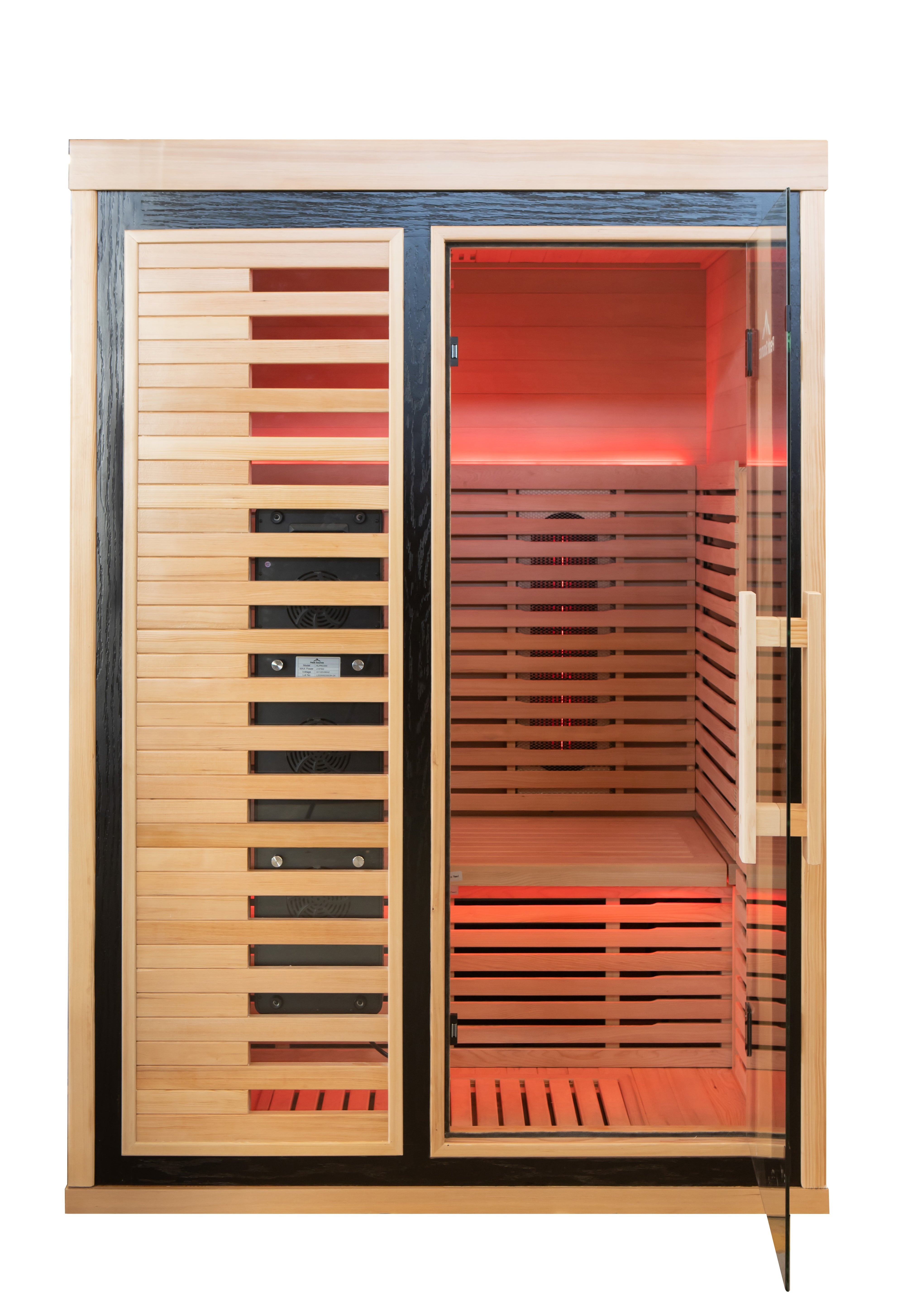 Peak Saunas Everest 2-Person Full Spectrum Infrared Sauna with XL Medical-Grade Red Light Therapy & Smart WiFi App Control