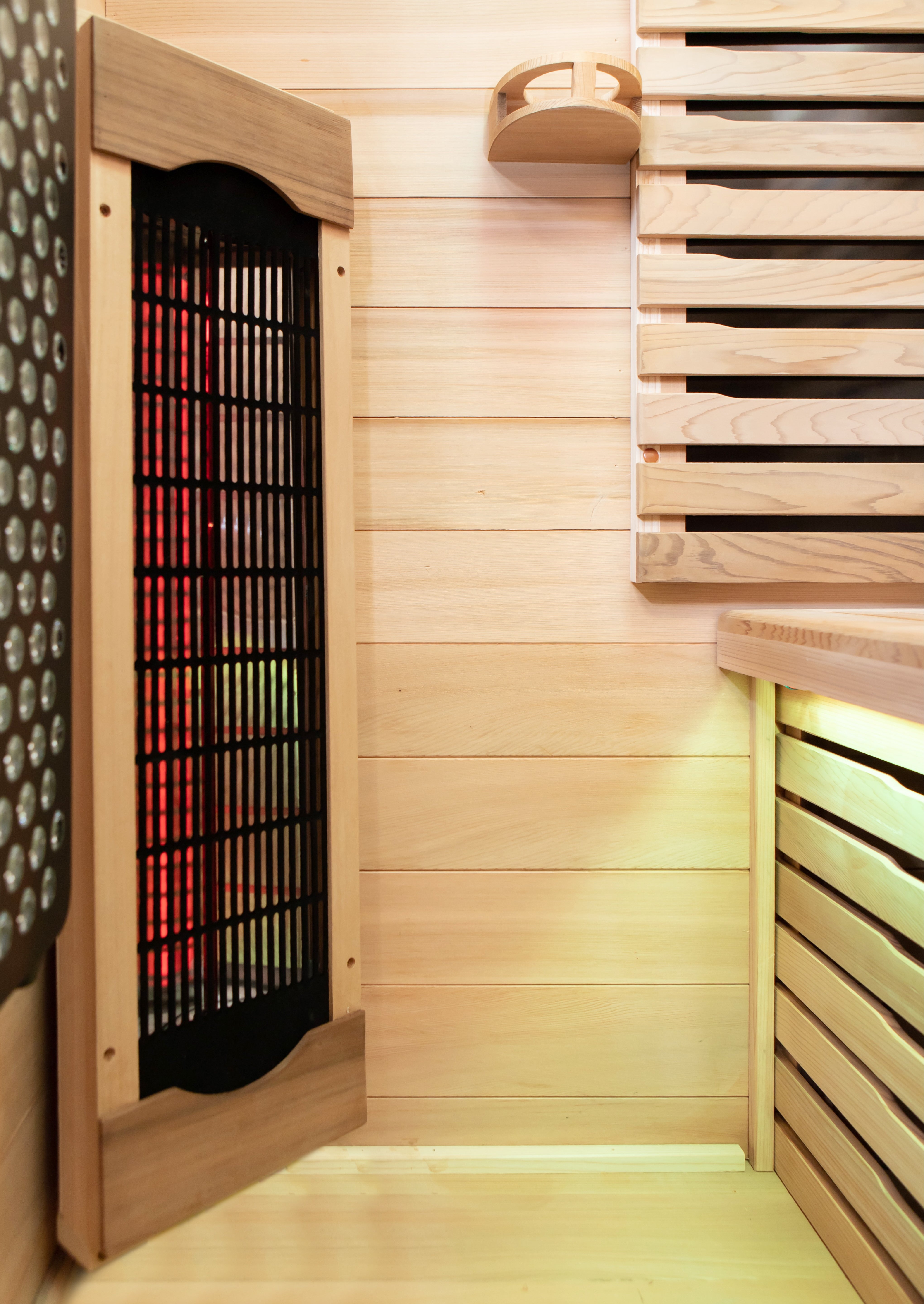 Peak Saunas Fuji 2-Person Full Spectrum Infrared Sauna with XL Medical-Grade Red Light Therapy & Smart WiFi App Control