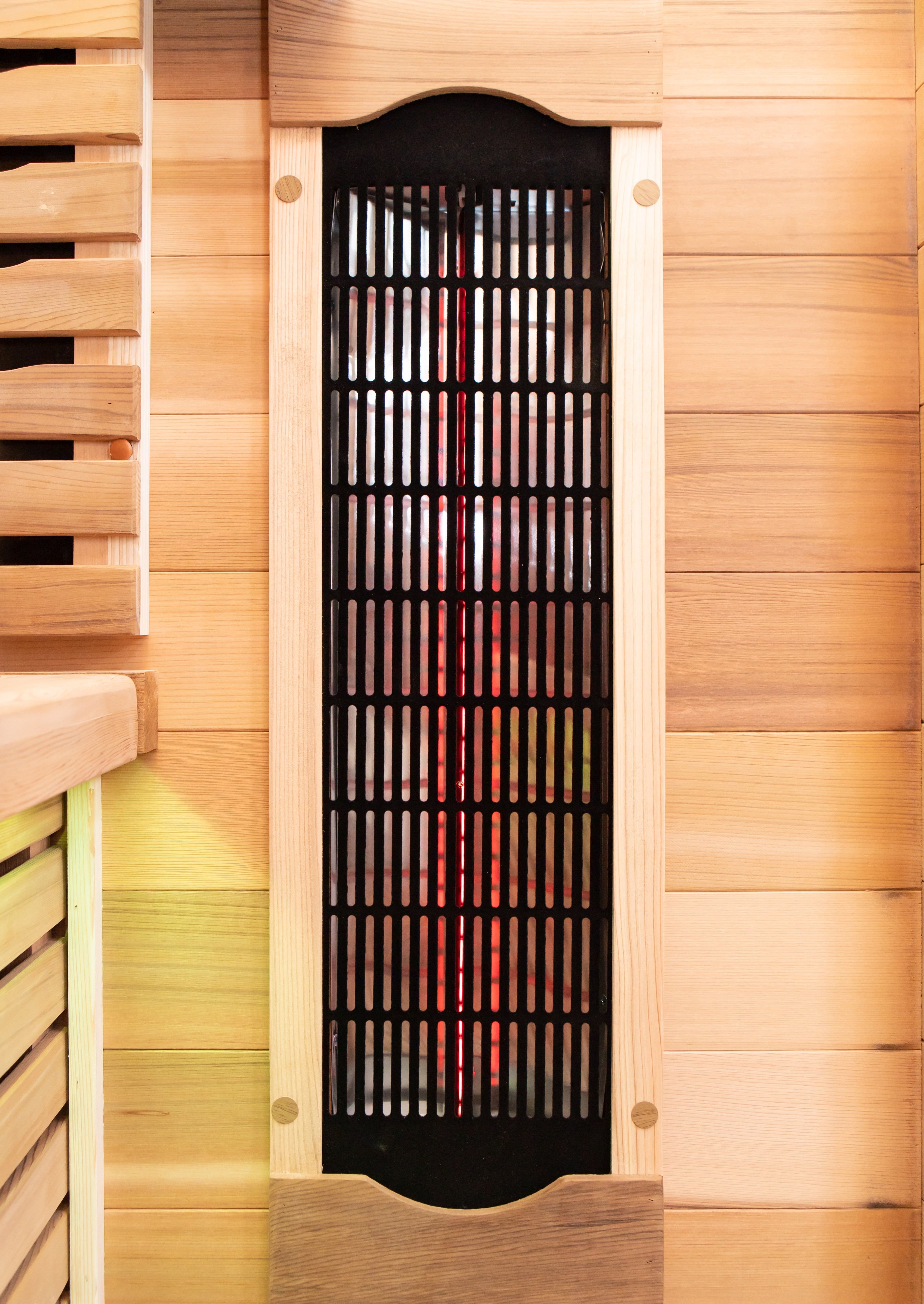 Peak Saunas Rainier 1-Person Full Spectrum Infrared Sauna with XL Medical-Grade Red Light Therapy & Smart WiFi App Control