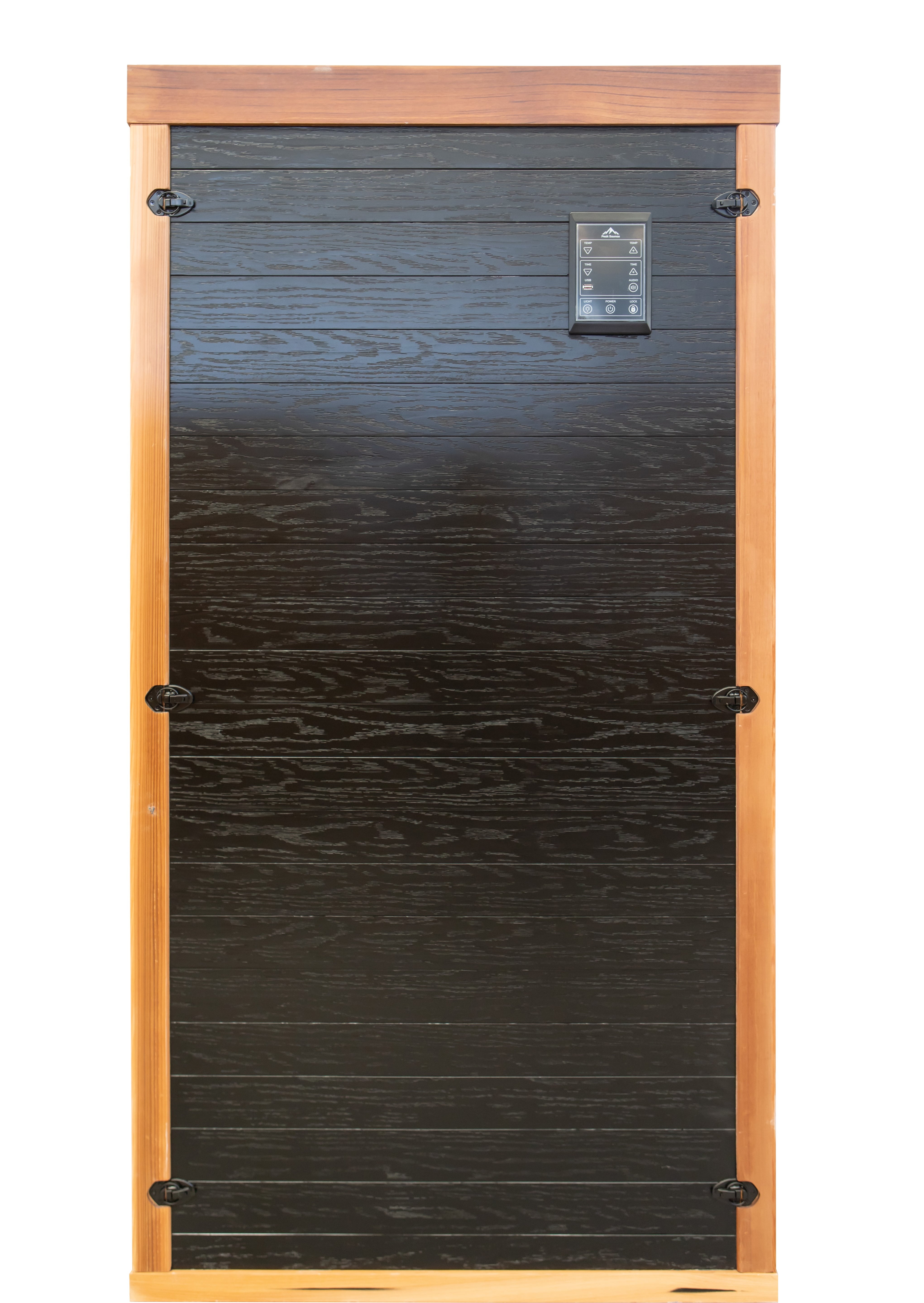 Peak Saunas Rainier 1-Person Full Spectrum Infrared Sauna with XL Medical-Grade Red Light Therapy & Smart WiFi App Control