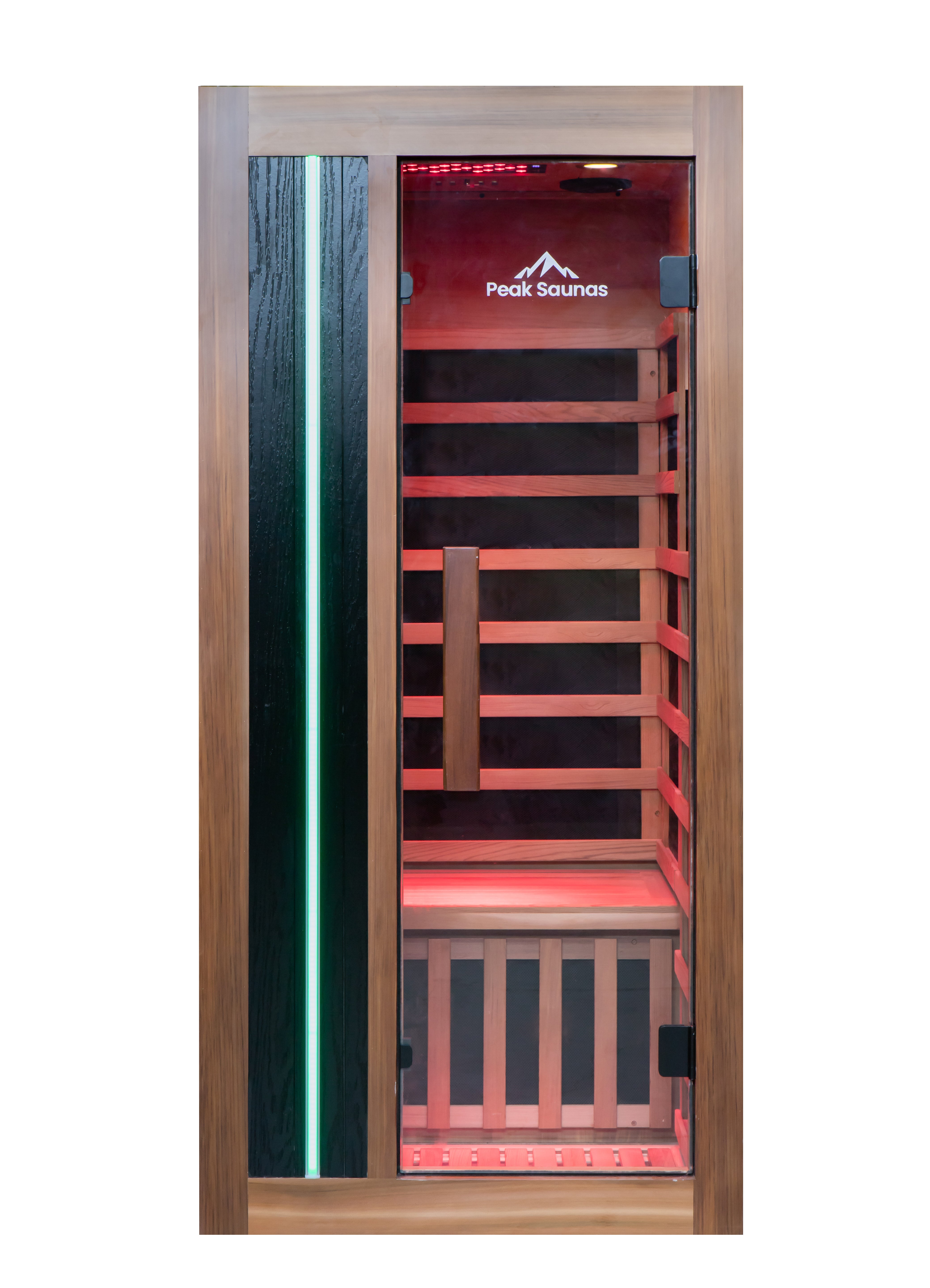 Peak Saunas Aspen 1-Person FAR Infrared Sauna with Smart WiFi App Control
