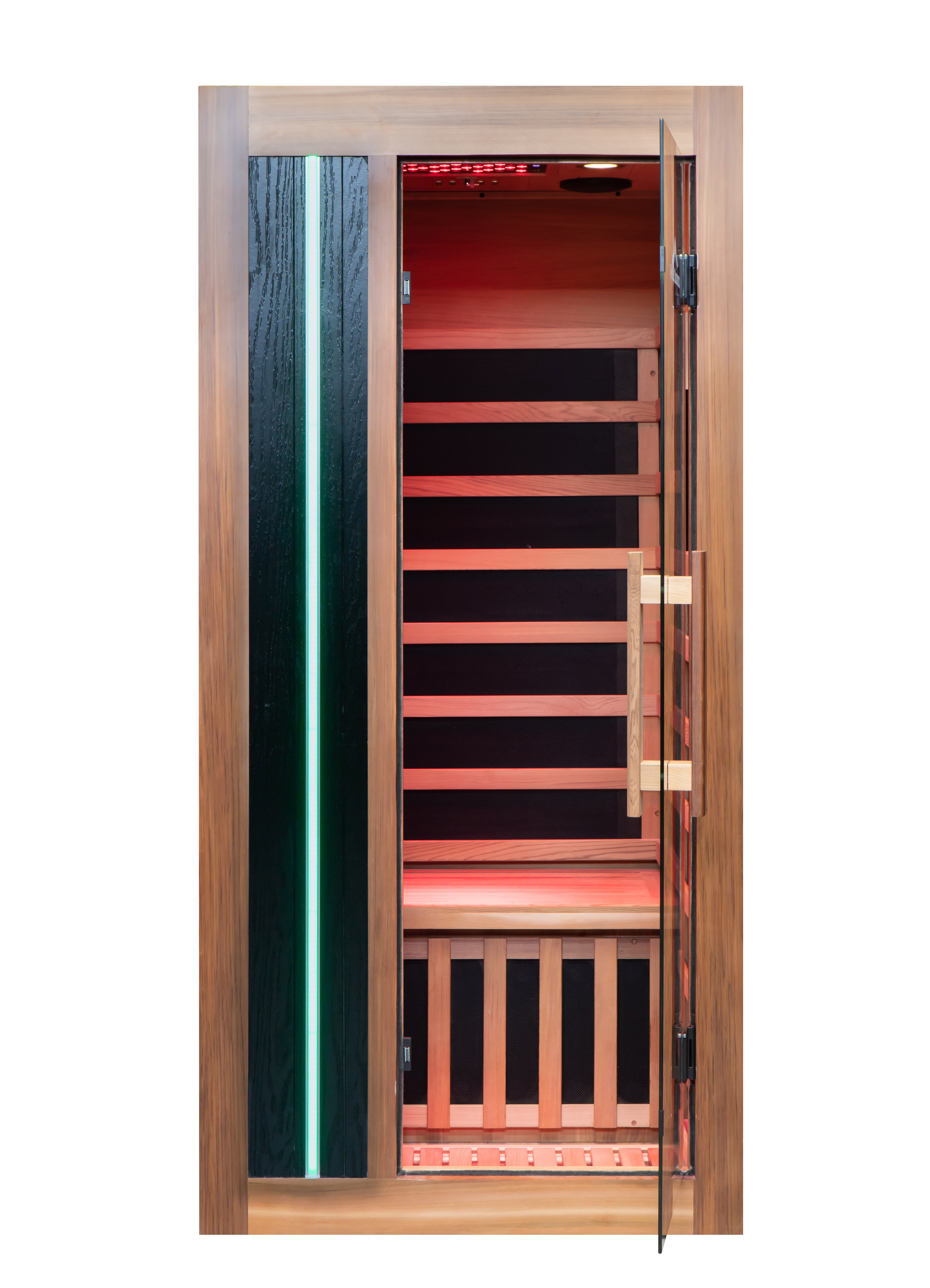 Peak Saunas Aspen 1-Person FAR Infrared Sauna with Smart WiFi App Control