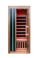 Peak Saunas Aspen 1-Person FAR Infrared Sauna with Smart WiFi App Control