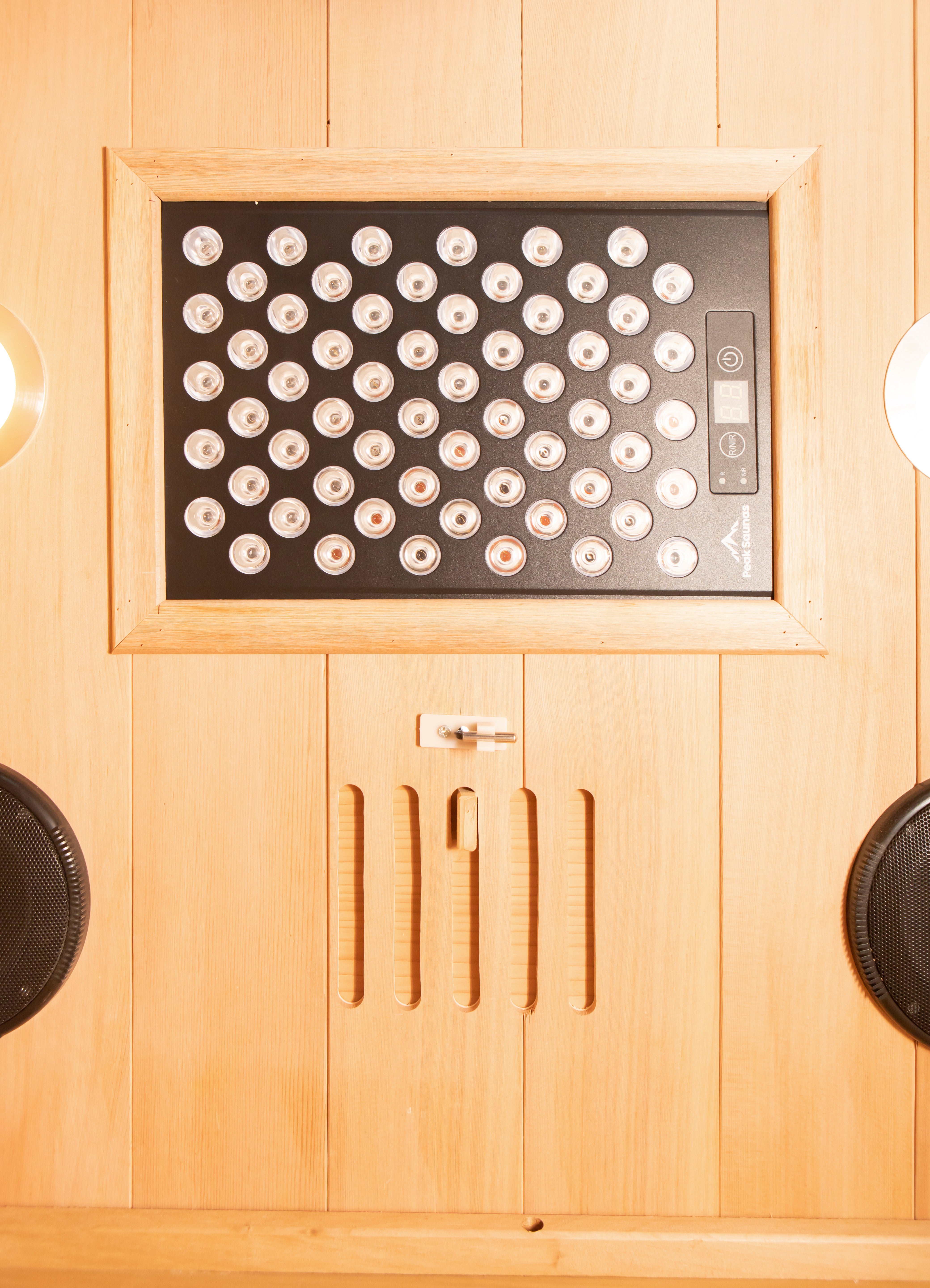 Peak Saunas Aspen 1-Person FAR Infrared Sauna with Smart WiFi App Control