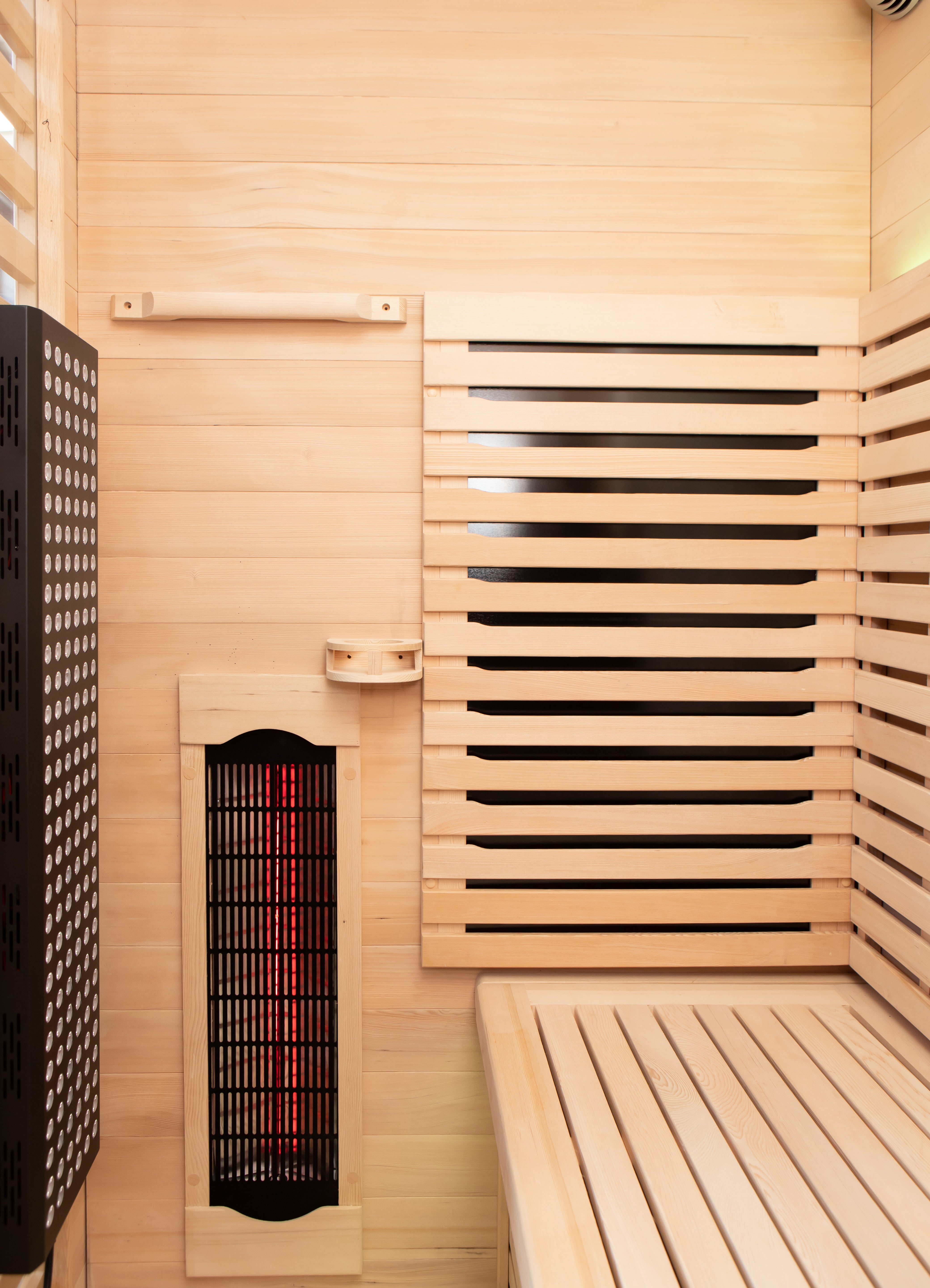 Denali 3-Person Full Spectrum Infrared Sauna with Full-Body Medical-Grade Red Light Therapy & Smart WiFi App Control