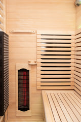 Denali 3-Person Full Spectrum Infrared Sauna with Full-Body Medical-Grade Red Light Therapy & Smart WiFi App Control