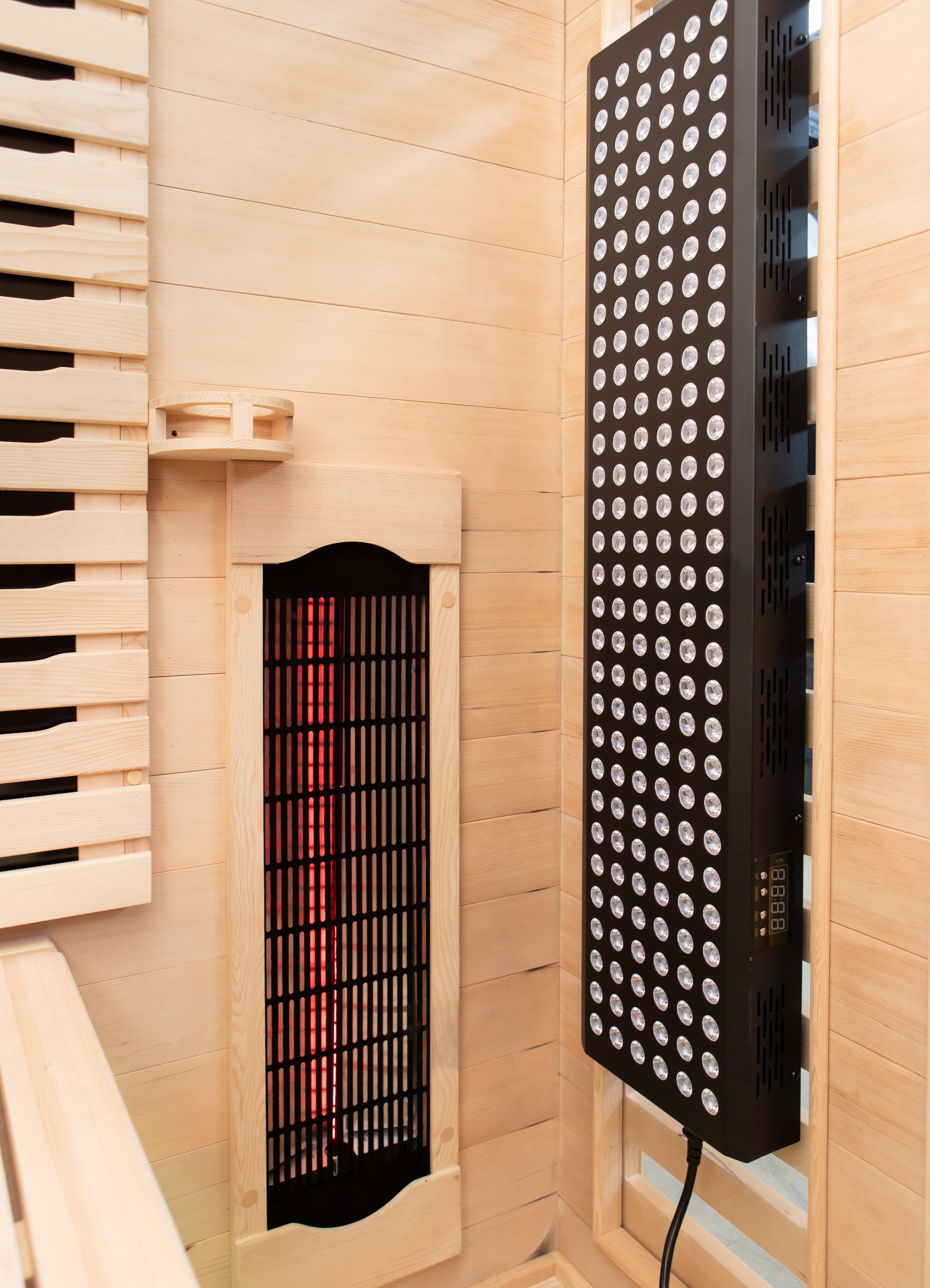 Denali 3-Person Full Spectrum Infrared Sauna with Full-Body Medical-Grade Red Light Therapy & Smart WiFi App Control