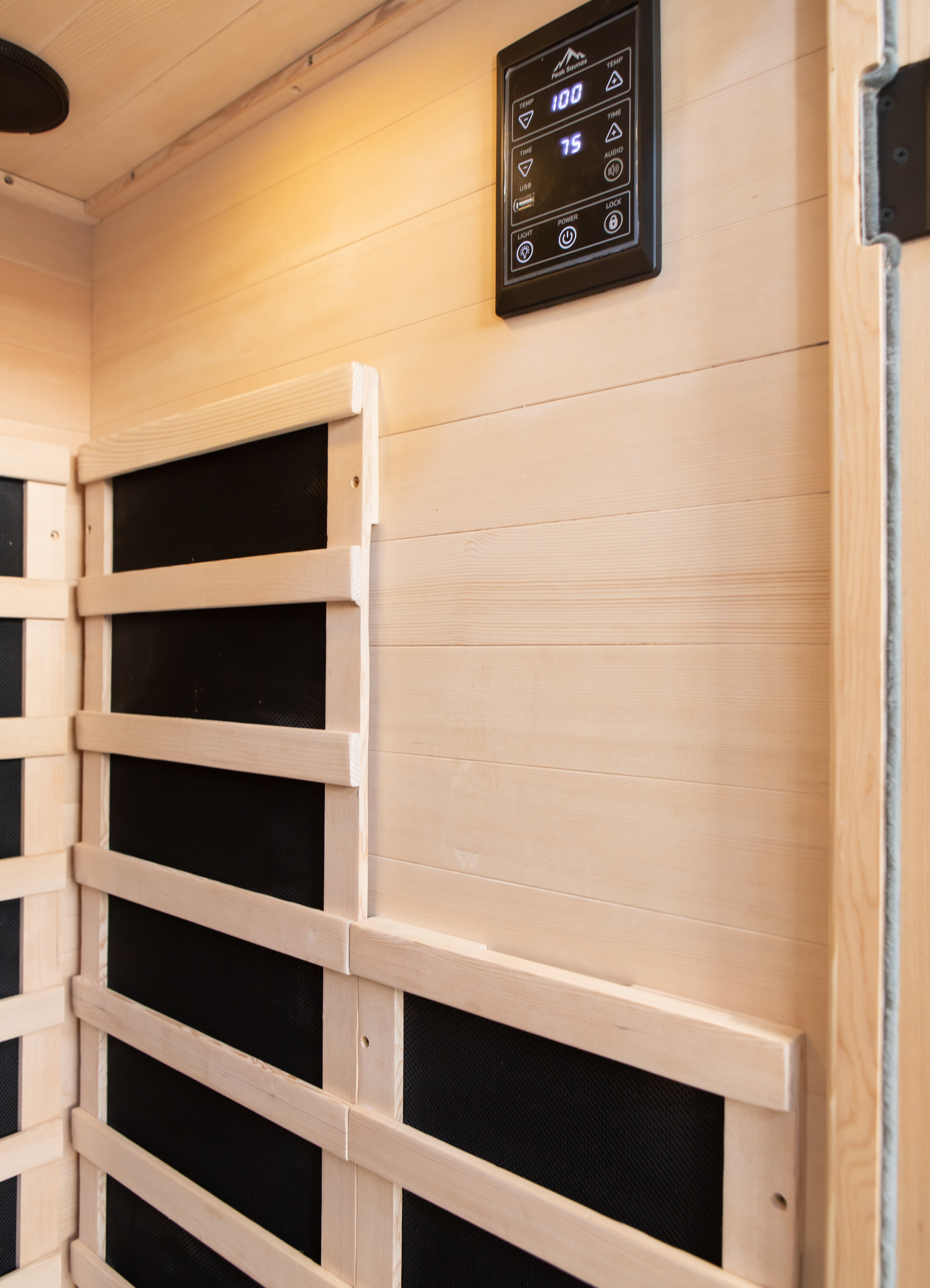 Peak Saunas Olympus 1-Person FAR Infrared Sauna with Smart WiFi App Control